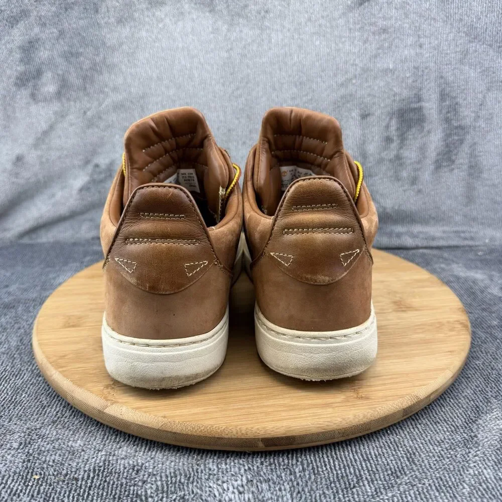 Timberland Shoes Mens Size 9 Brown Leather SensorFlex Casual Sneakers A1G9B